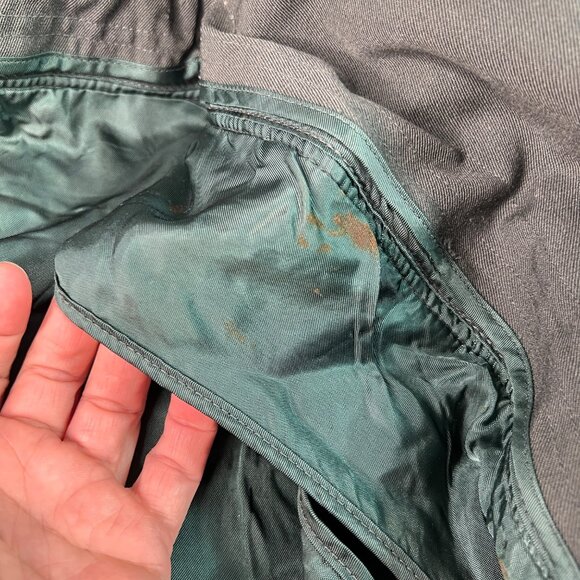 VTG US Army Overcoat Long Trench 36L Vietnam 1971 w/Liner Wool 8405-782-2896 - Picture 10 of 16